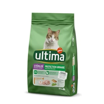 Afbeelding van 2x10kg Ultima Cat Sterilised Urinary Kip droogvoer voor katten