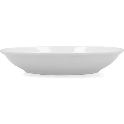 Afbeelding van Diep bord Bidasoa Glacial Coupe Keramisch Wit (21 cm) (Pack 6x)