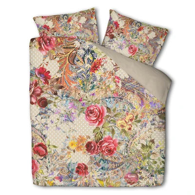 Afbeelding van Dekbedovertrek Lily Lits jumeaux (240x240 cm) Katoen Bloemen Cloud Nine Ga naar Dekbed Discounter.nl &amp; Profiteer Nu