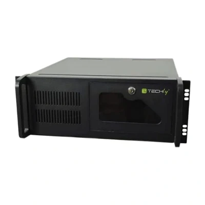 Afbeelding van Techly I CASE MP P4HX BLK2 computerbehuizing Rack Zwart