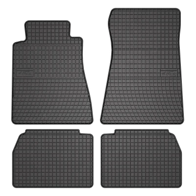 Afbeelding van FROGUM 547389 Vloermatset Rubber voor en achter 4 Zwart Op maat gemaakt