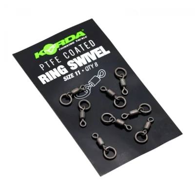 Image de Korda PTFE Ring Swivel (8 pcs) Size 8
