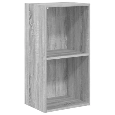 Afbeelding van vidaXL Boekenkast 40x30x77 cm bewerkt hout grijs sonoma eikenkleurig
