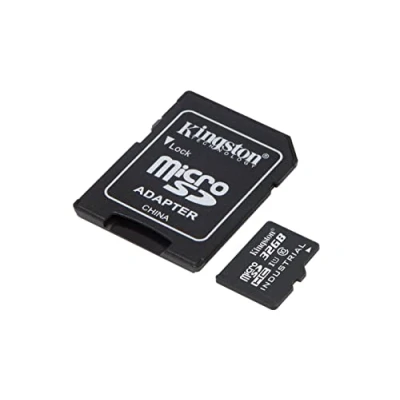 Image de Kingston Industrial Carte mémoire flash 32 Go A1 / Video Class V30 UHS I U3 Class10 microSDHC