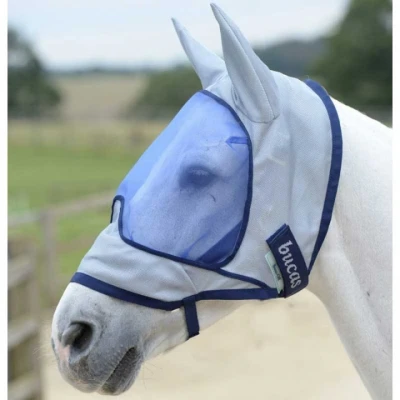 Afbeelding van Bucas Vliegmasker Buzz Off Deluxe Blauw