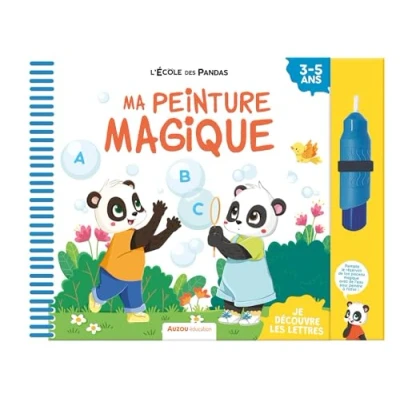 Afbeelding van L&#039;ECOLE DES PANDAS MA PEINTURE MAGIQUE LES LETTRES