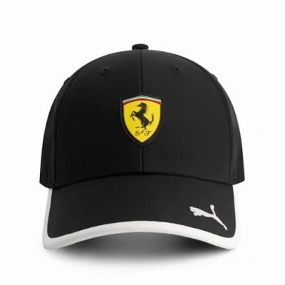 Afbeelding van Ferrari Classic Cap Zwart 2025 Lewis Hamilton Charles LeClerc Formule 1