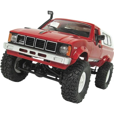 Afbeelding van Amewi Offroad Truck Rood Brushed 1:16 RC auto Elektro Terreinwagen 4WD Bouwpakket