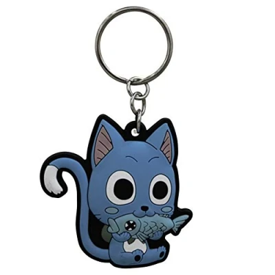 Afbeelding van ABYstyle Fairy Tail sleutelhanger van pvc Happy, Happy Pvc, eenheidsmaat,