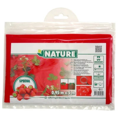Afbeelding van Nature Kweekfolie Aardbei Groeifolie Gronddoek 0.95x5 m Anti Uv