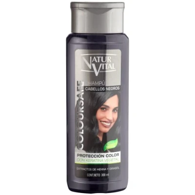Afbeelding van Natur Vital Champu Color Black 300 Ml