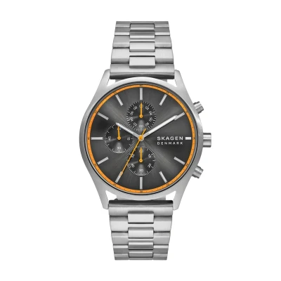 Afbeelding van Skagen heren Holst Chronograph horloge SKW6926 in de kleur Zilver