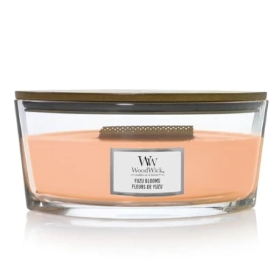 Afbeelding van WoodWick Geurkaars Ellipse Yuzu Blooms 9 cm / 19