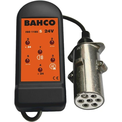 Image de BAHCO BELT247S testeur de prise 7 broches 24V adapté aux prises 24S
