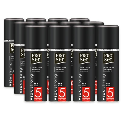 Afbeelding van 6x Proset Haarspray Mega Sterk 50 ml