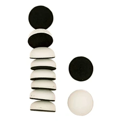 Afbeelding van Craftelier Ronde schuimrubberen pads met klittenbandbasis een diameter van 30 mm voor het aanbrengen en mengen inkt op scrapbooking projecten andere knutselprojecten