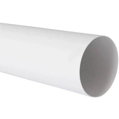 Afbeelding van Nedco ventilatie buisstuk 125x1000mm rond kunststof wit