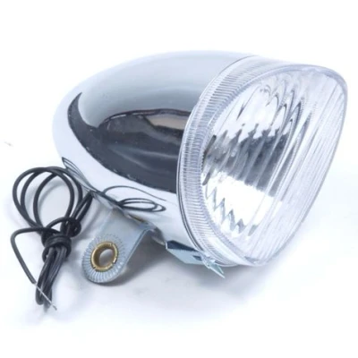 Afbeelding van Fietslicht koplamp chroom