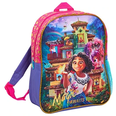 Afbeelding van Disney Encanto Mirabel meisjesrugzak, schoolrugzak, lunchtas, Meerkleurig