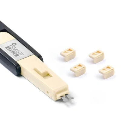Afbeelding van Smart Keeper Essential Mini Display Port Lock (4x) + Key (1x) Beige