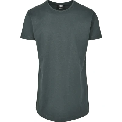Afbeelding van Urban Classics Shaped LONG DO NOT USE Tshirt basic, Heren, Maat: Small, Bottlegreen