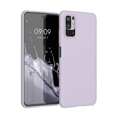 Afbeelding van kwmobile telefoonhoesje geschikt voor Xiaomi Redmi Note 10 5G Hoesje smartphone Back cover in lavendel