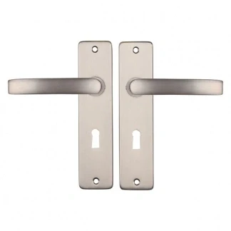 Afbeelding van Deurklink met sleutelschild Starx 56 mm (Aluminium, RVS)