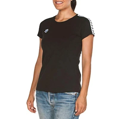 Afbeelding van arena W T shirt Team dames, zwart/wit