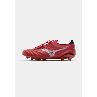 Afbeelding van Mizuno Morelia NEO IV Β Elite Voetbalschoenen met kunststof noppen, Heren, Maat: 45, Red/white/black Leer/ synthetisch