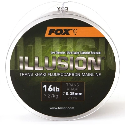 Afbeelding van Fox Edges Illusion Soft Mainline X 200m Trans Khaki Karper vislijnen 0.35 mm 7.27 kg 16 lb