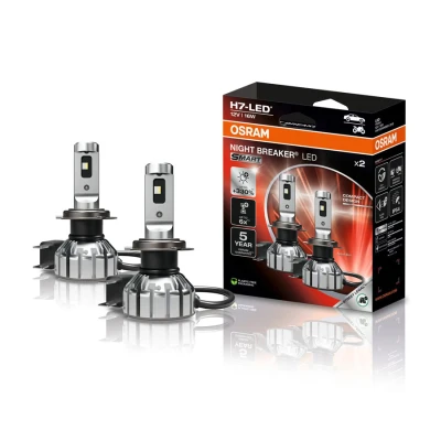 Afbeelding van Osram Night Breaker LED Smart H7 64210DWNBSM 2HB set