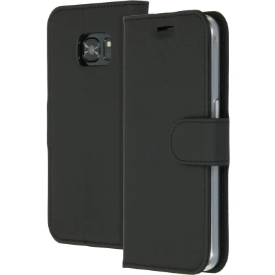 Afbeelding van Samsung Galaxy S7 Hoesje Met Pasjeshouder Accezz Wallet Softcase Bookcase Zwart