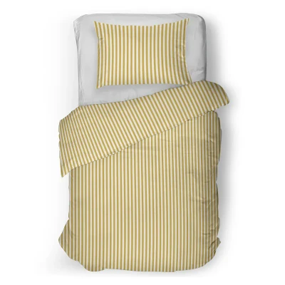 Afbeelding van Snoozing Carine Dekbedovertrek Eenpersoons 140x200/220 cm Yellow