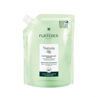 Afbeelding van René Furterer Naturia Gentle Micellar Shampoo Refill 400 ml