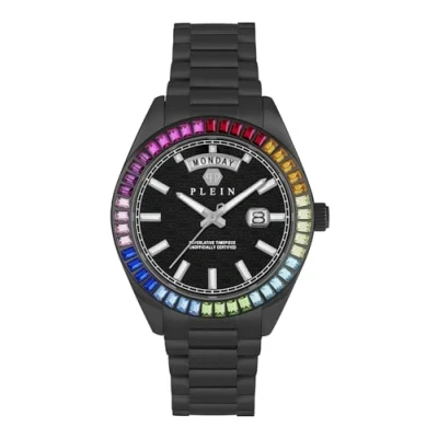Afbeelding van Philipp Plein PWPNA0624 Polshorloge Heren Kwarts Date Superlative Gent Rock Couture