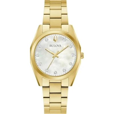 Afbeelding van Bulova Surveyor 97P172 Horloge Staal Goudkleurig Ø 31 mm