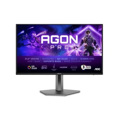 Image de Ecran PC gaming Aoc 32&quot; 165 Hz 4K UHD Gris foncé