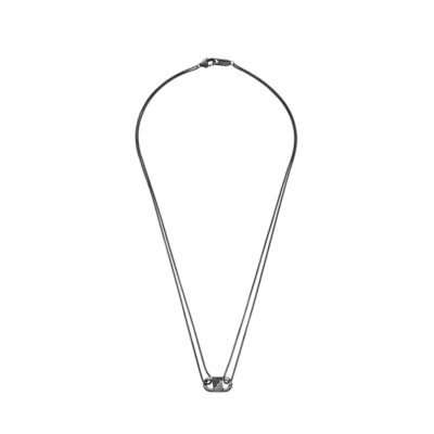 Afbeelding van Emporio Armani EGS3172001 Heren Collier 52cm Zwart