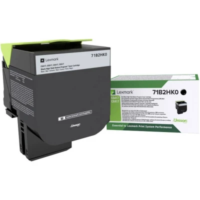 Afbeelding van Lexmark 71B2HK0 Toner Zwart Hoge capaciteit