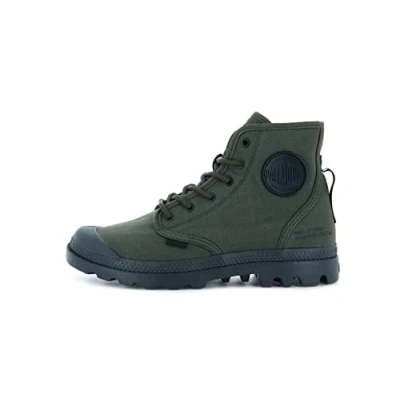 Afbeelding van Palladium Pampa HI Supply Unisex Korte laarzen, Heren, Maat: 37, Olive night Katoen