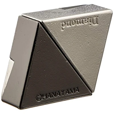 Afbeelding van Huzzle Breinbreker Cast Diamond 11,8 Cm Staal Zilver
