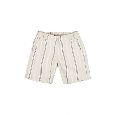 Afbeelding van GARCIA Short Gestreept Zand S