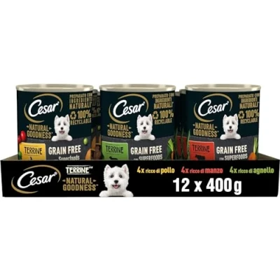 Afbeelding van Cesar Natural Goodness Multipack Mix 3 soorten (24 x 400 g)