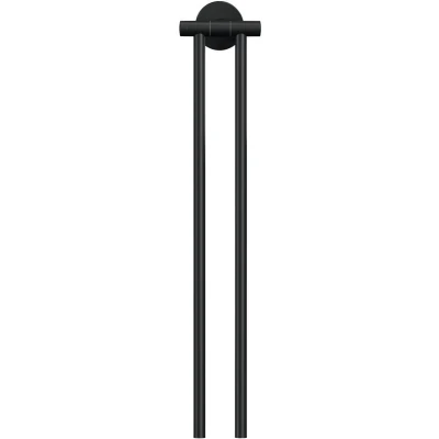 Afbeelding van tesa MOON BLACK Handdoekhouder 2 handdoekstangen Lijm Metaal