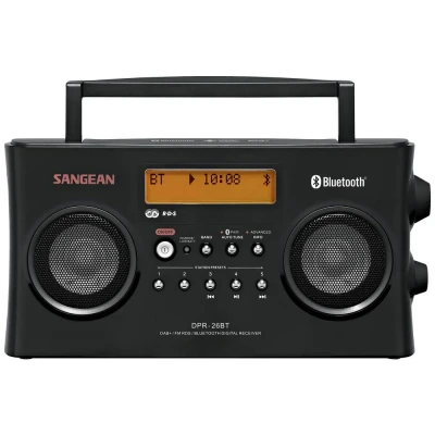 Afbeelding van Sangean Dpr 26bt, Digitale Radio, Bt, Stereo, Dab+, Zwart