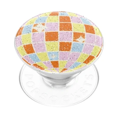 Afbeelding van PopSockets Telefoongrip Glitter Retro Disco