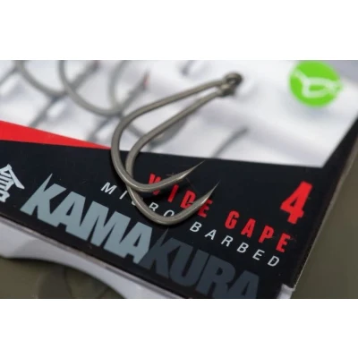 Image de Korda Kamakura Wide Gape Micro Barbed (10 pcs) Taille : crochet 8