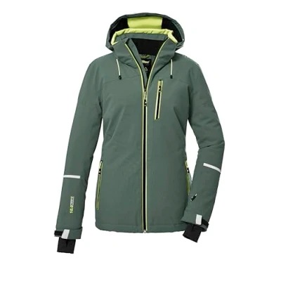 Afbeelding van Killtec Ksw 81 Wmn Ski Jckt jack voor dames, functionele jas met afneembare capuchon ritssluiting en sneeuwvanger