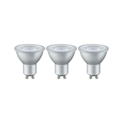 Afbeelding van Paulmann 28581 LED lamp Energielabel G (A G) GU10 4 W Warmwit (Ø x h) 51 mm 55 3 stuk(s)