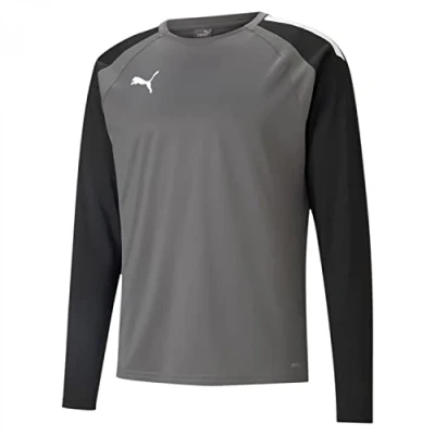 Afbeelding van Puma Teamliga Trainings Sweater, Heren, Maat: Medium, Smoked pearl/puma white